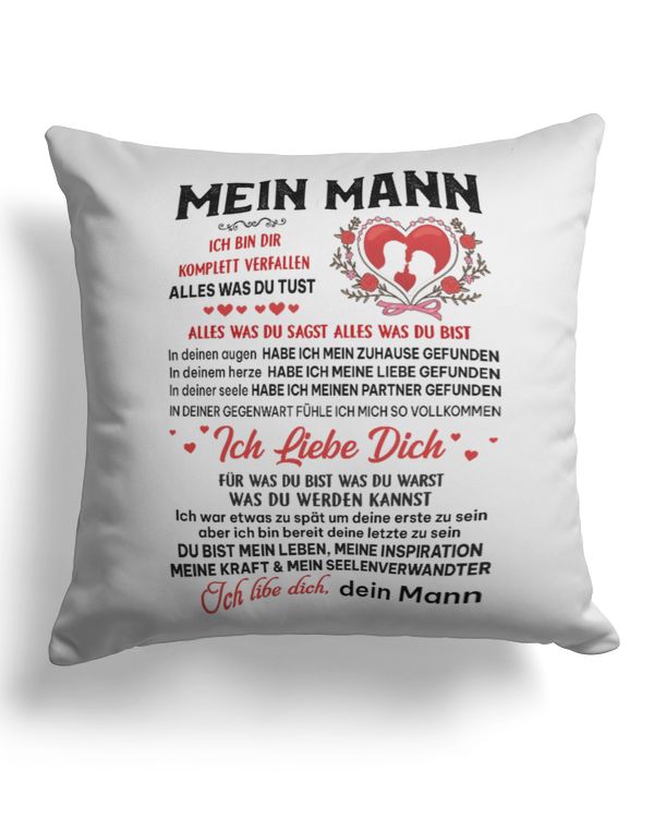 Cotton Drill Pillow (Dual Sided)