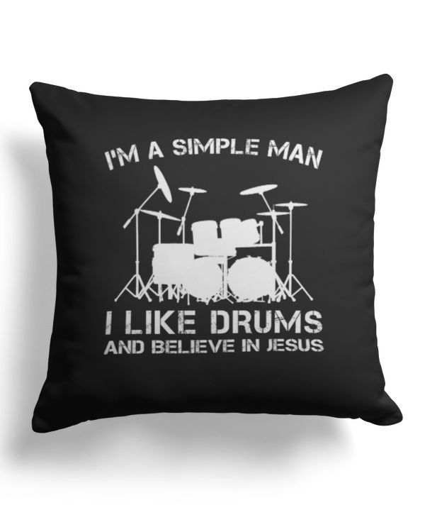 Cotton Drill Pillow (Dual Sided)