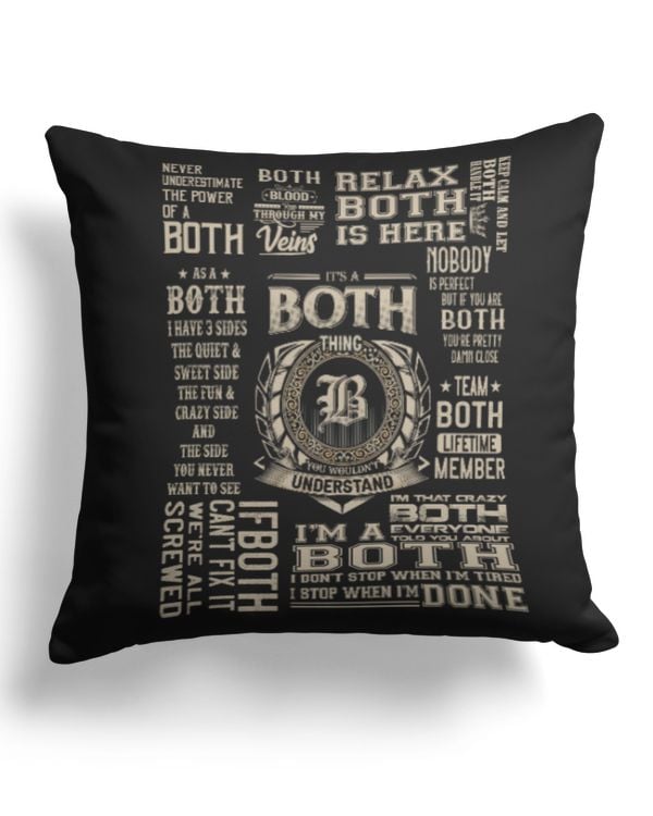 Cotton Drill Pillow (Dual Sided)