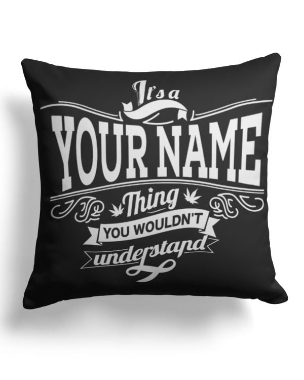 Cotton Drill Pillow (Dual Sided)