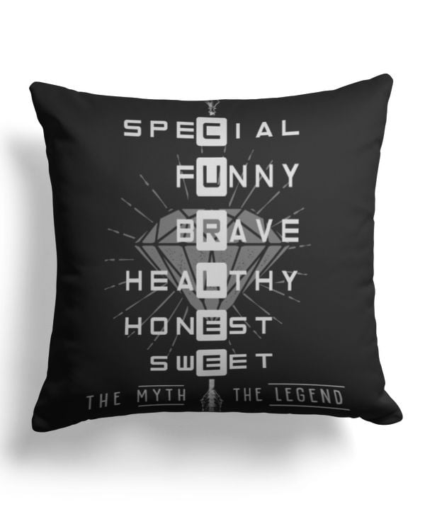 Cotton Drill Pillow (Dual Sided)