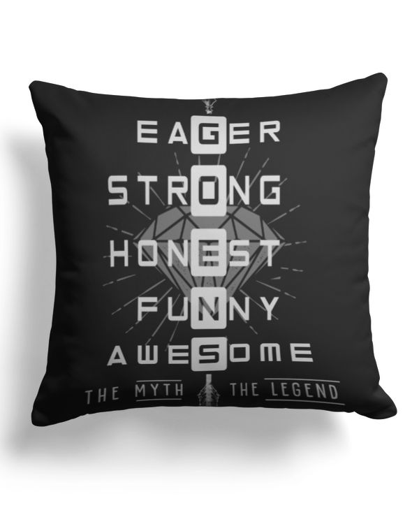 Cotton Drill Pillow (Dual Sided)