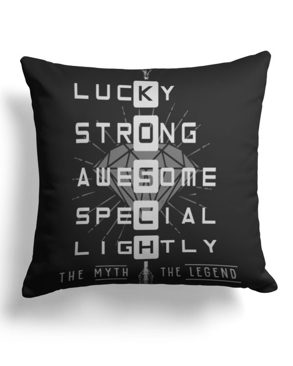 Cotton Drill Pillow (Dual Sided)