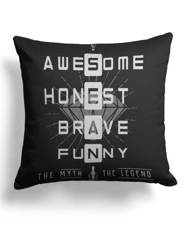 Cotton Drill Pillow (Dual Sided)