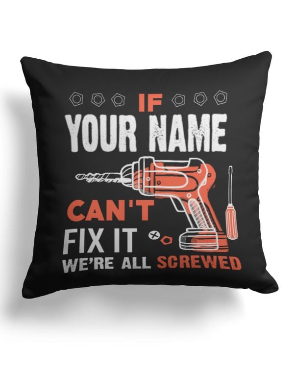 Cotton Drill Pillow (Dual Sided)