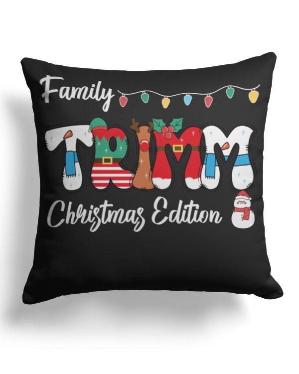 Cotton Drill Pillow (Dual Sided)