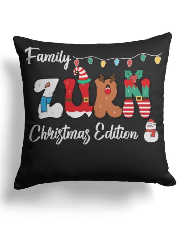 Cotton Drill Pillow (Dual Sided)
