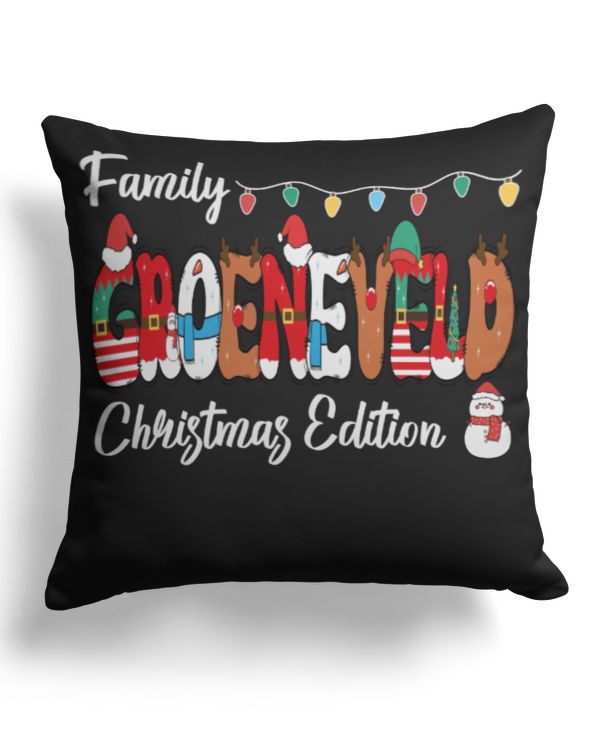 Cotton Drill Pillow (Dual Sided)