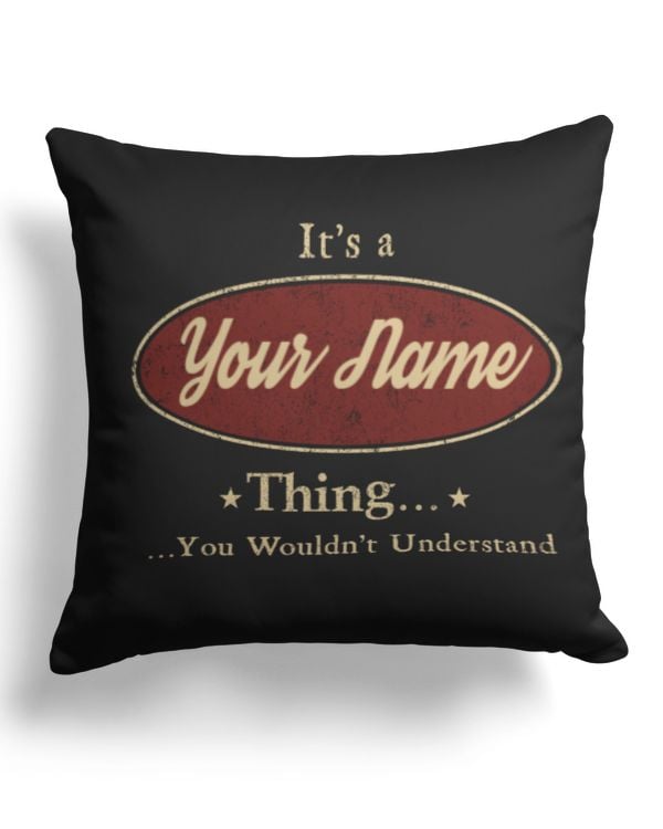 Cotton Drill Pillow (Dual Sided)