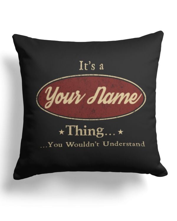 Cotton Drill Pillow (Dual Sided)