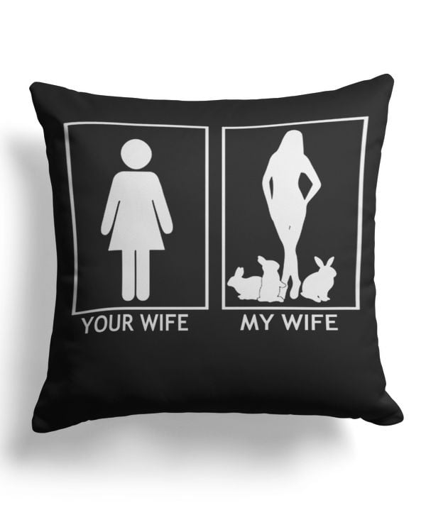 Cotton Drill Pillow (Dual Sided)