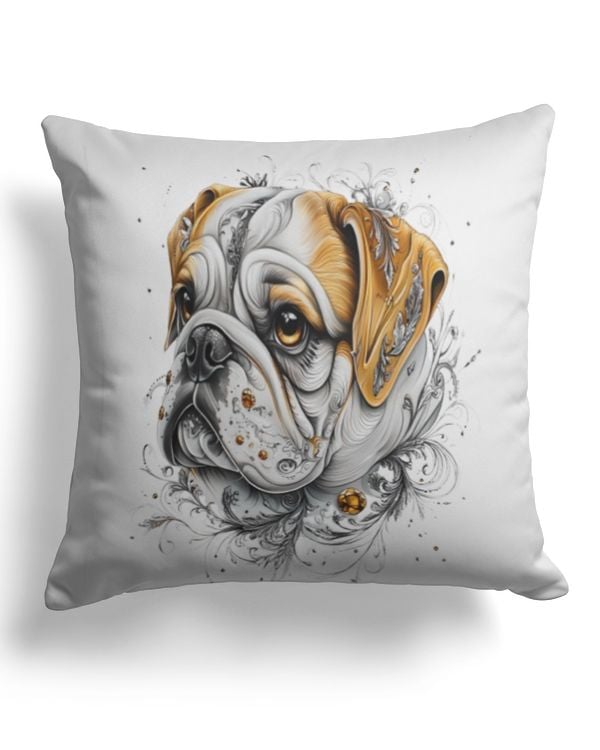 Cotton Drill Pillow (Dual Sided)
