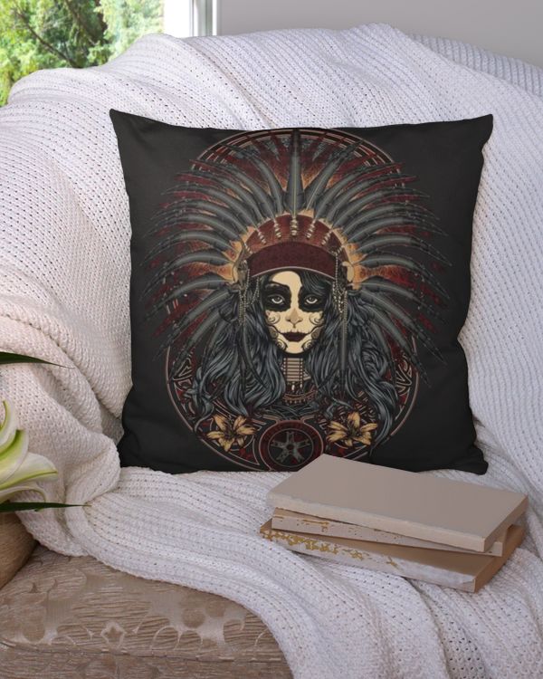 Cotton Drill Pillow (Dual Sided)