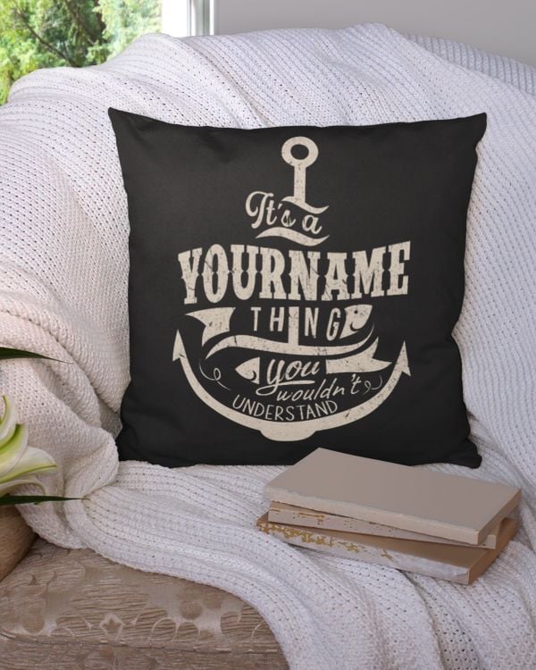 Cotton Drill Pillow (Dual Sided)