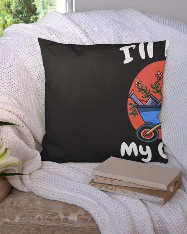 Cotton Drill Pillow (Dual Sided)