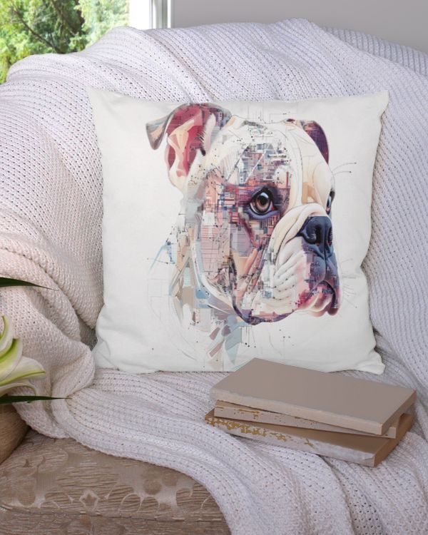 Cotton Drill Pillow (Dual Sided)