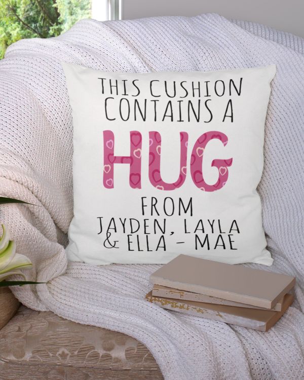 Custom Grandma Gift This Cushion Contains Hug