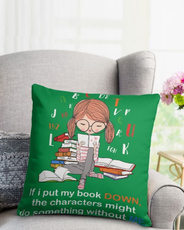 Cotton Drill Pillow (Dual Sided)
