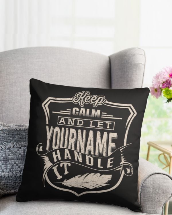 Cotton Drill Pillow (Dual Sided)