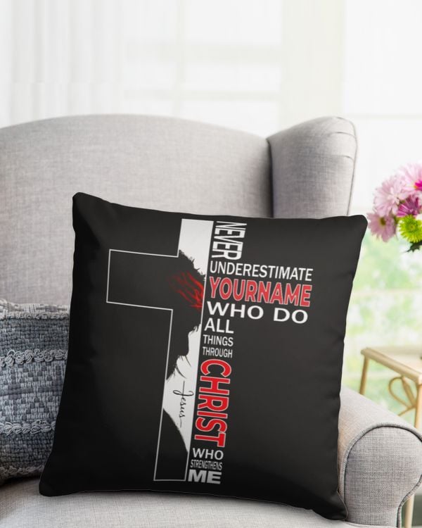 Cotton Drill Pillow (Dual Sided)
