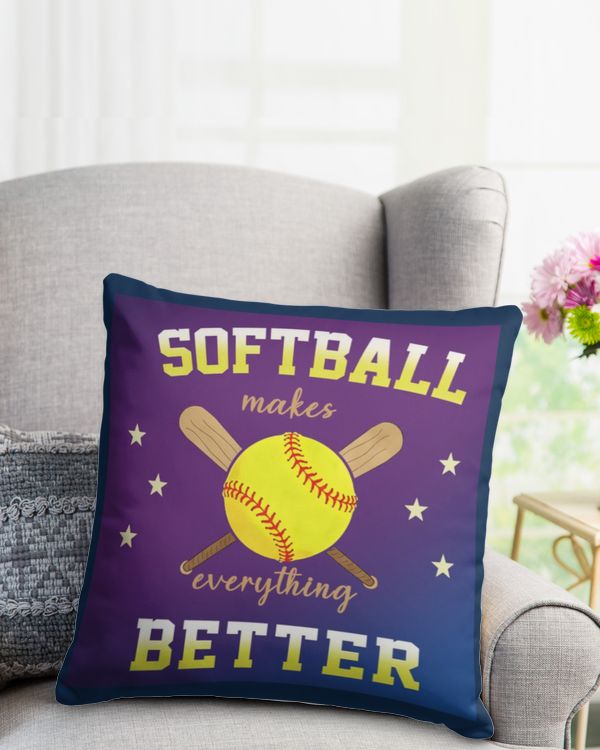 Cotton Drill Pillow (Dual Sided)