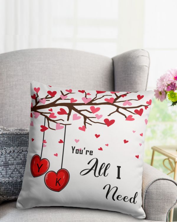 Cotton Drill Pillow (Dual Sided)