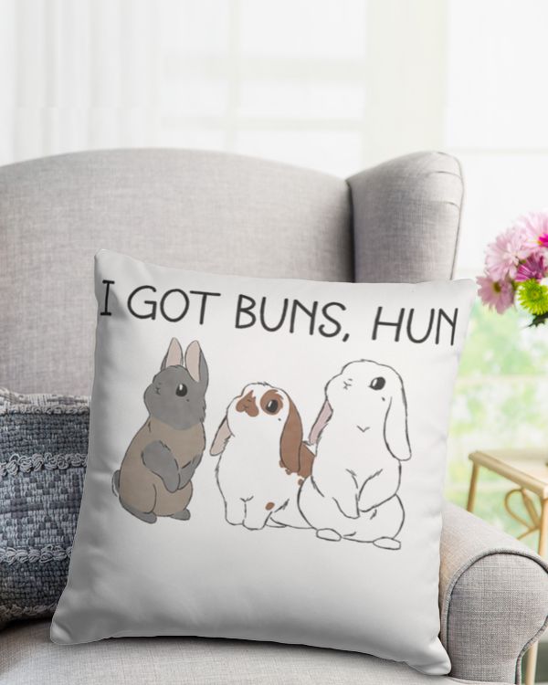 Cotton Drill Pillow (Dual Sided)
