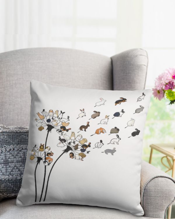 Cotton Drill Pillow (Dual Sided)
