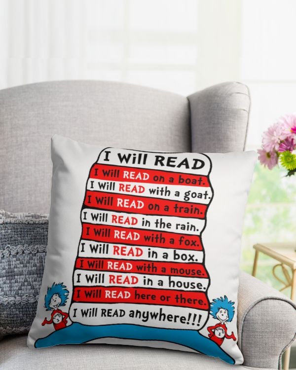 Cotton Drill Pillow (Dual Sided)