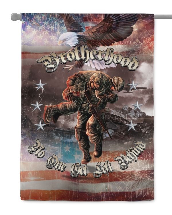 No One Get Left Behind Flag, U.S Veterans