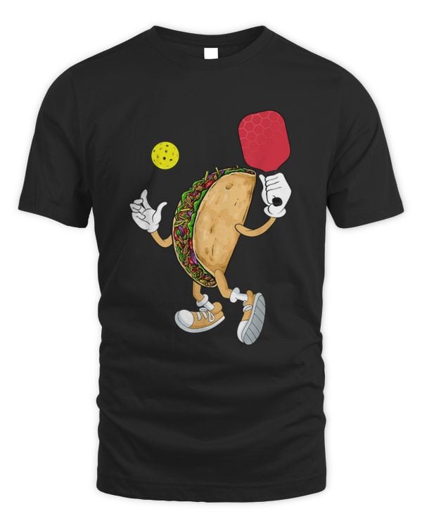 Mexico Taco Pickleball Player Sports Lover Cinco De Mayo Men T-Shirt