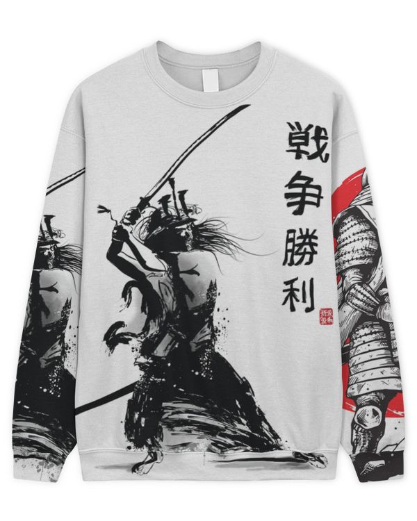 Japanese Samurai Sweater Shirt