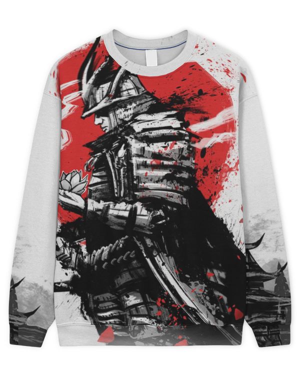 Japanese Samurai Sweater Shirt 02