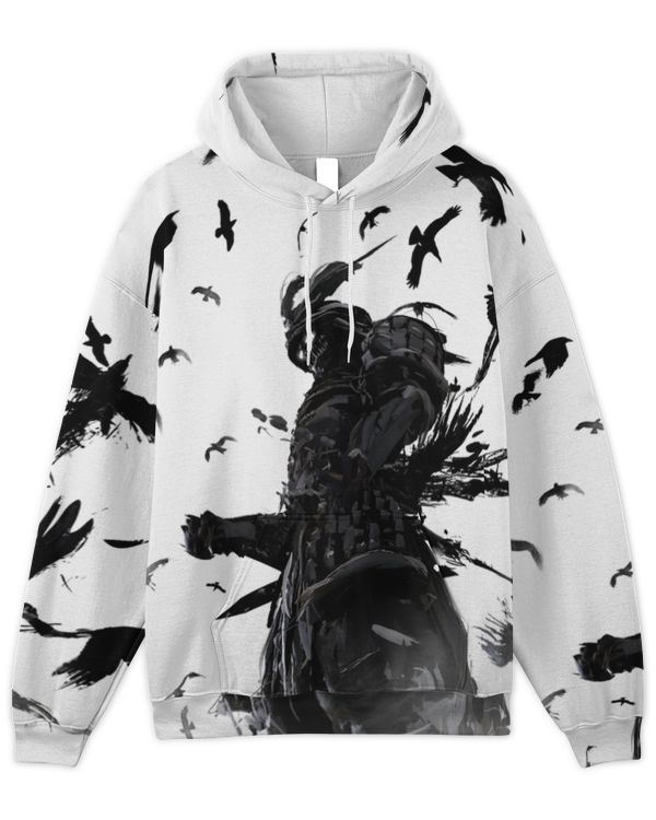 Japansese Samurai Kantana Hoodie Shirt