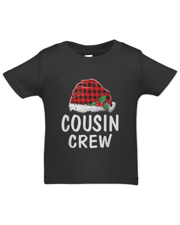 Cousin Crew Santa Red Plaid Xmas Funny Christmas Pajamas