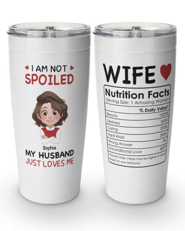 Miah2218 I'm Not Spoiled My Husband Just Loves Me Drinkware