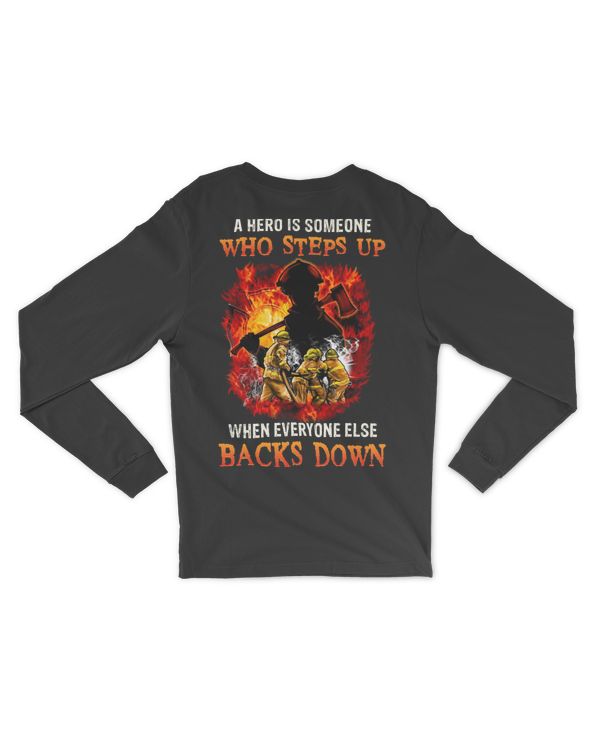 Firefighter I_m Not Afraid Of Death Back
