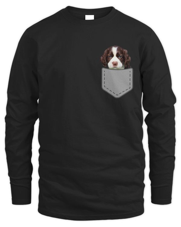 English Springer Spaniel dog in your pocket T-Shirt
