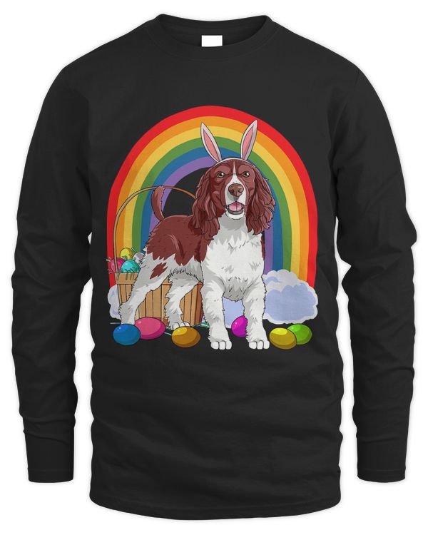 English Springer Spaniel Easter Eggs Bunny Dog T-Shirt