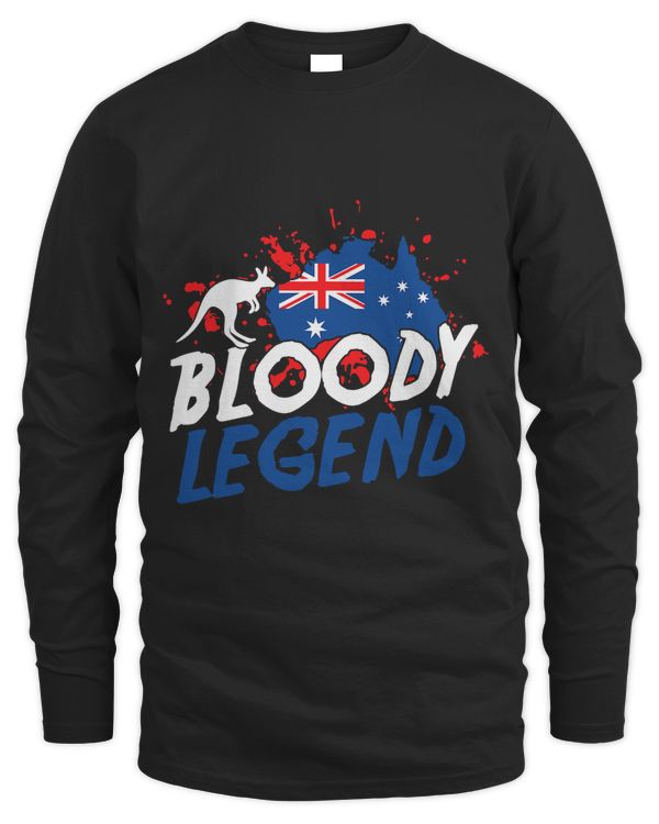 Australian Famous Aussie Statement Bloody Legend Australia T-Shirt