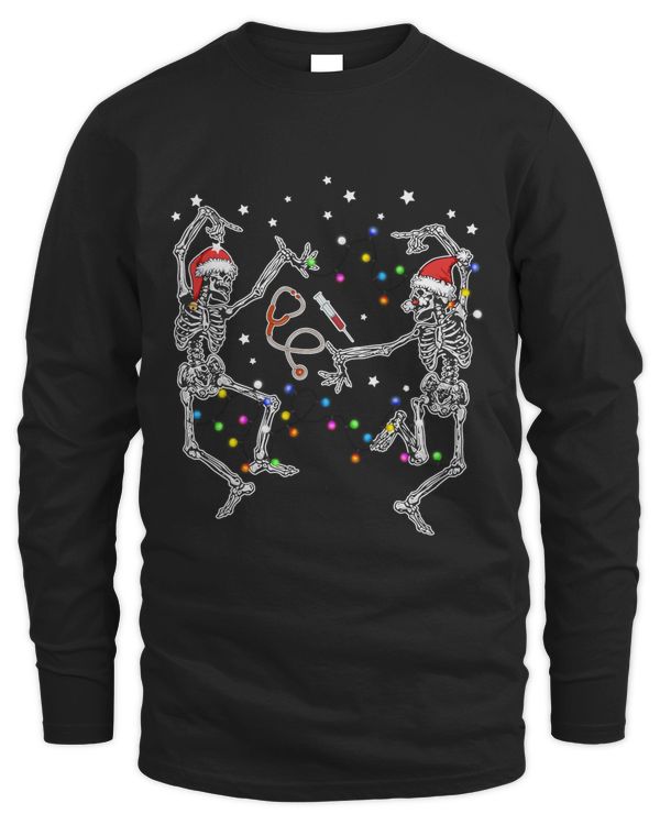 Nurse Life Christmas Shirt Top Dark Color