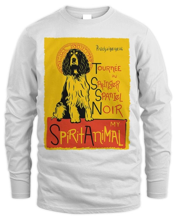 Cute English Springer Spaniel Dog Art Springer Spaniel Gift T-Shirt