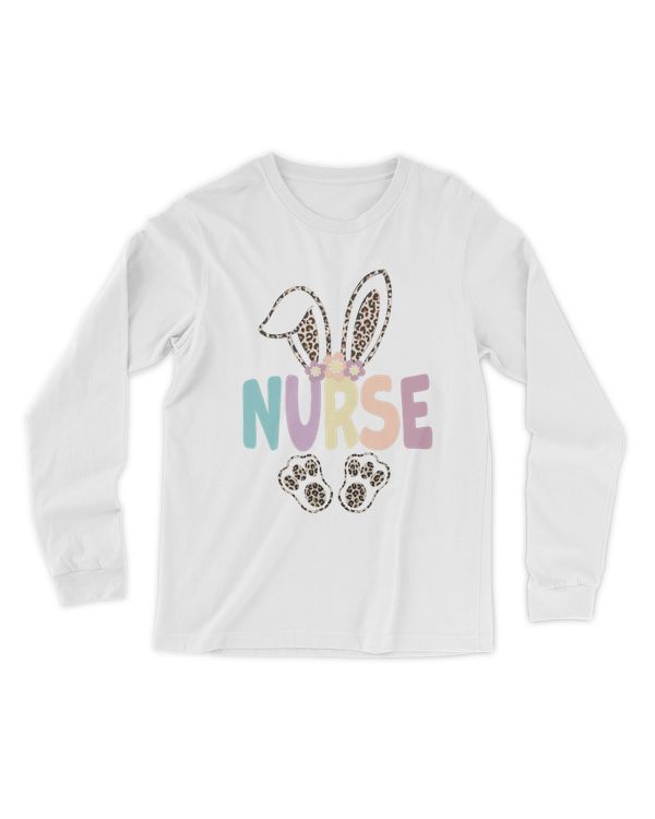 Easter Nurse Leopard Bunny Shirt, Easter Nurse Shirt, Nursing School T Shirt, Nursing School Tee, Nurse Shirt, Funny Nursing