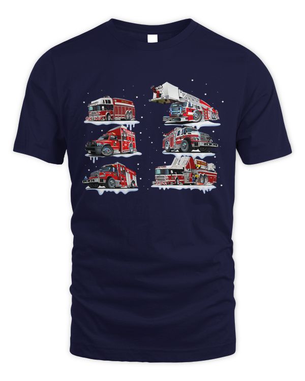 Trucker Types of Fire Truck Christmas For Fireman Firefighter Xmas 224