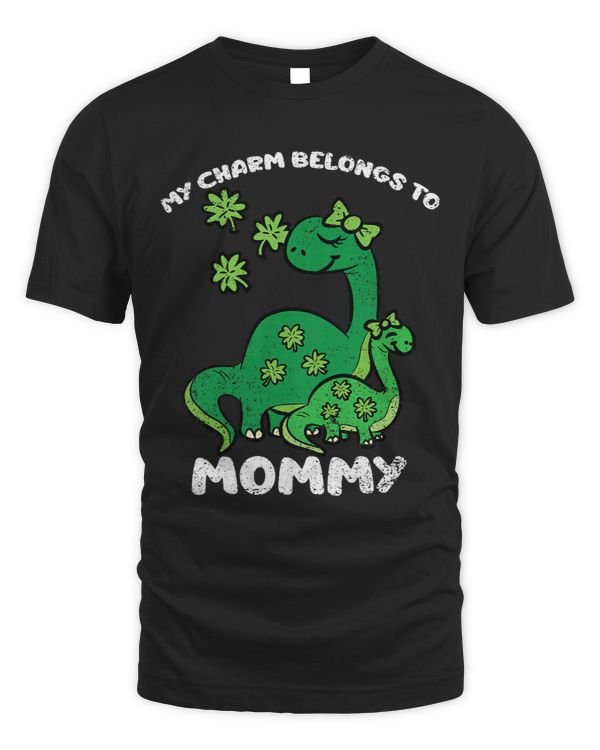 Kids St Patricks Day Girls Kids My Charm Belongs To Mommy