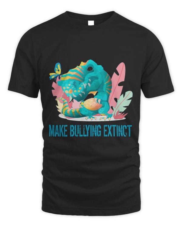 Make Bullying ExtinctWe Wear Orange For Unity DayDinosaur 4