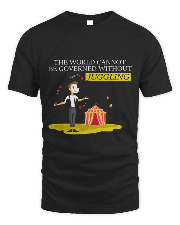 Juggler Circus Performer Tricks with Balls Pins Tent