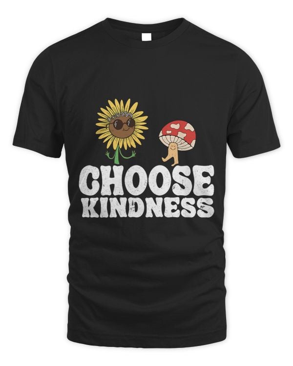 Positive Sunflower Hippie Peace Butterfly Choose Kindness
