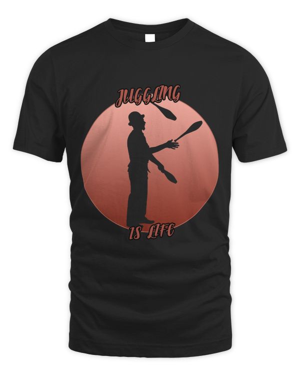 Juggling Shadow in a Red Circle