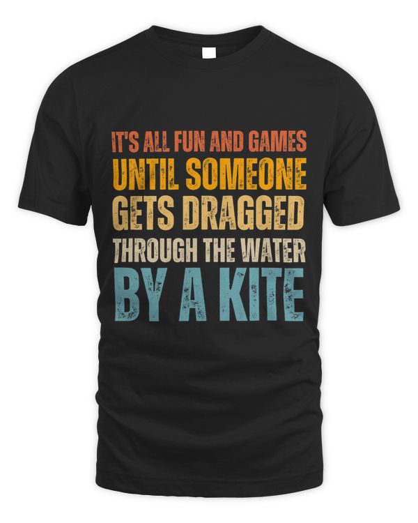 Kitesurf Kiteboarder Vintage Kite Kitesurfing Kiteboarding
